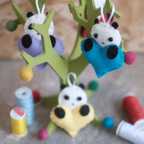 Atelier feutrine panda