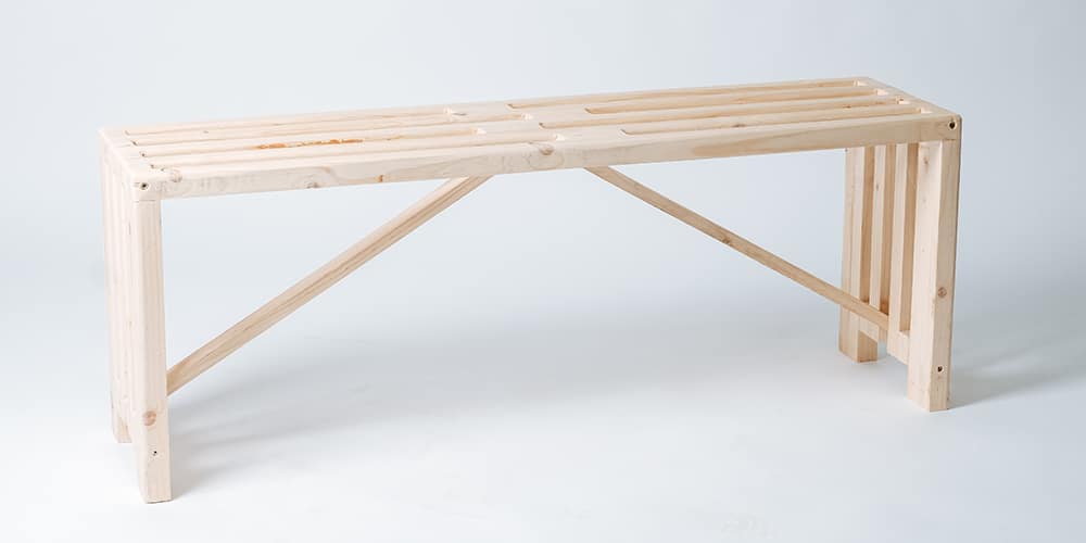 Atelier banc bois