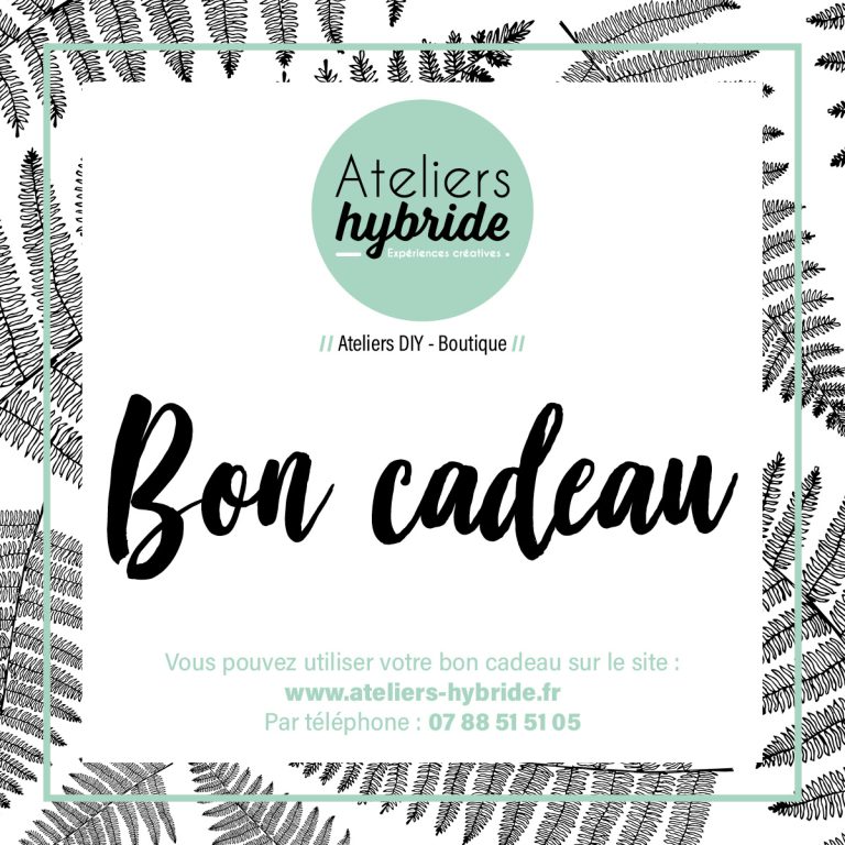 bon cadeau atelier hybride