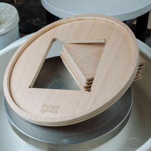 Rondeau 30cm avec insert 15x15cm – Image 3