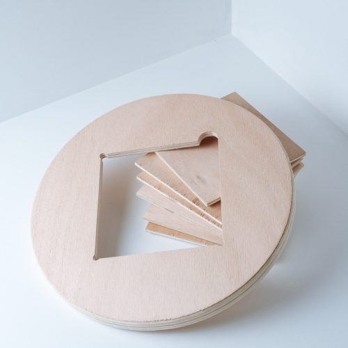 Rondeau 30cm avec insert 15x15cm – Image 6