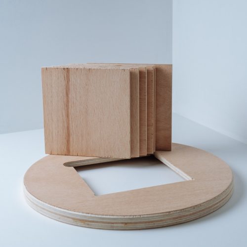 rondeau 30cm avec insert 15x15cm à emboitement fabriqué à Pau