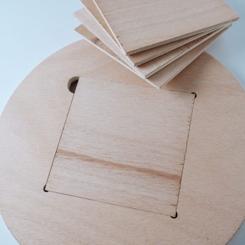 Rondeau 30cm avec insert 15x15cm – Image 4